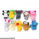RHX Cute 10 Kinds Lot of Velvet Animal Style Finger Puppets Set Kids Children Gifts  B00EQ2EGG2